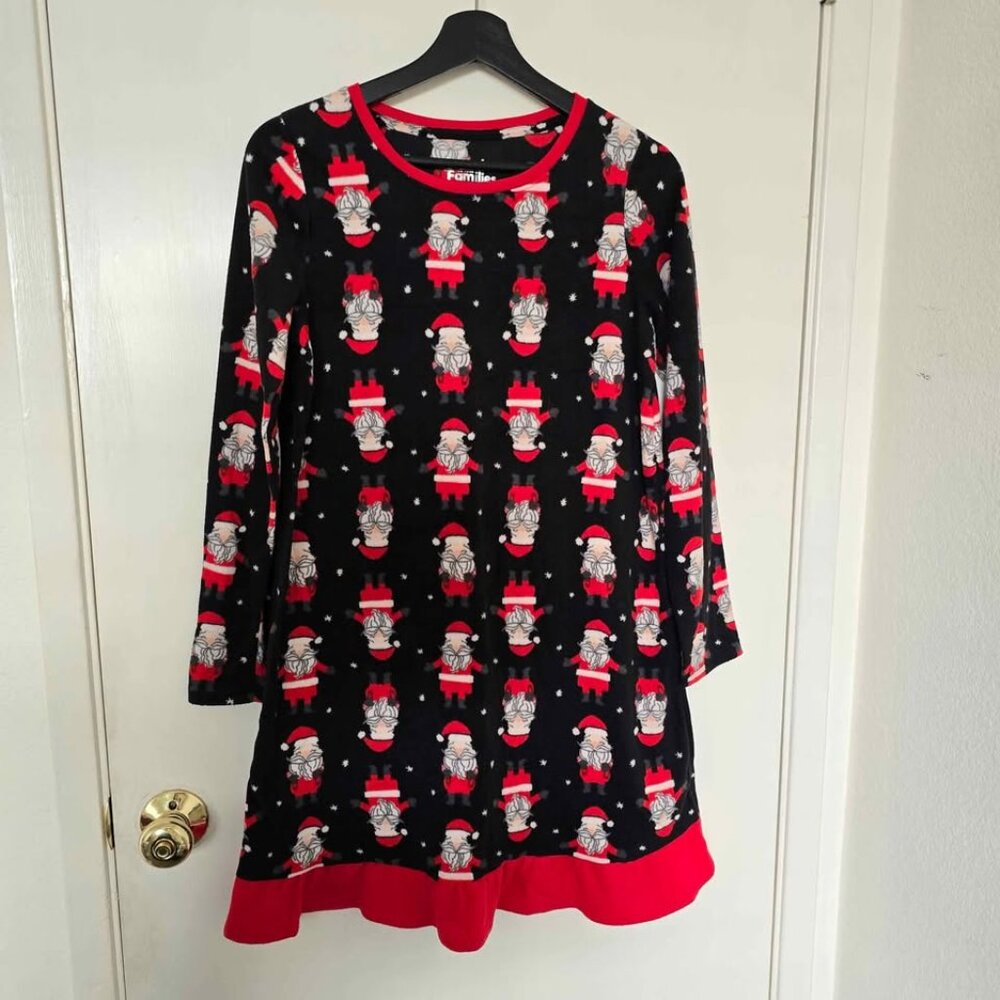 Jammies for your families Girls 14-16 Ho Ho Ho Microfleece Nightgown
